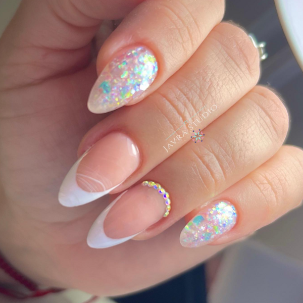 Uñas acrílicas: Mezcla de técnicas (baby booomer, francesas encapsulados)