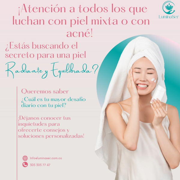 Limpieza facial piel mixta y acné