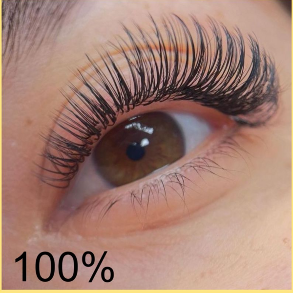 Efecto rimel al 100% 