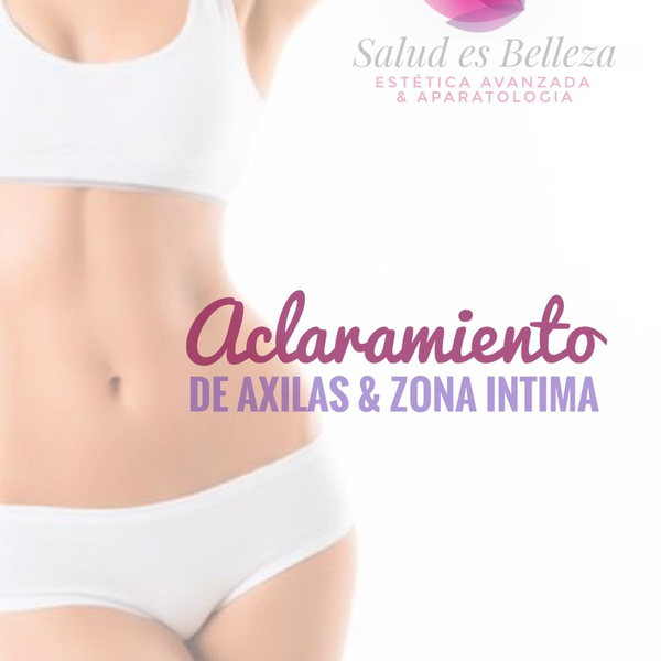Aclaramiento de Axilas y Zona Intima