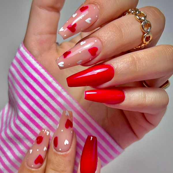 DIP POWDER CON EXTENSION EN 10 UÑAS