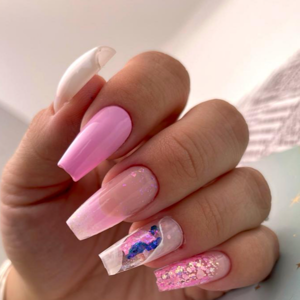 Uñas Softgel o Gel X (2 tonos)