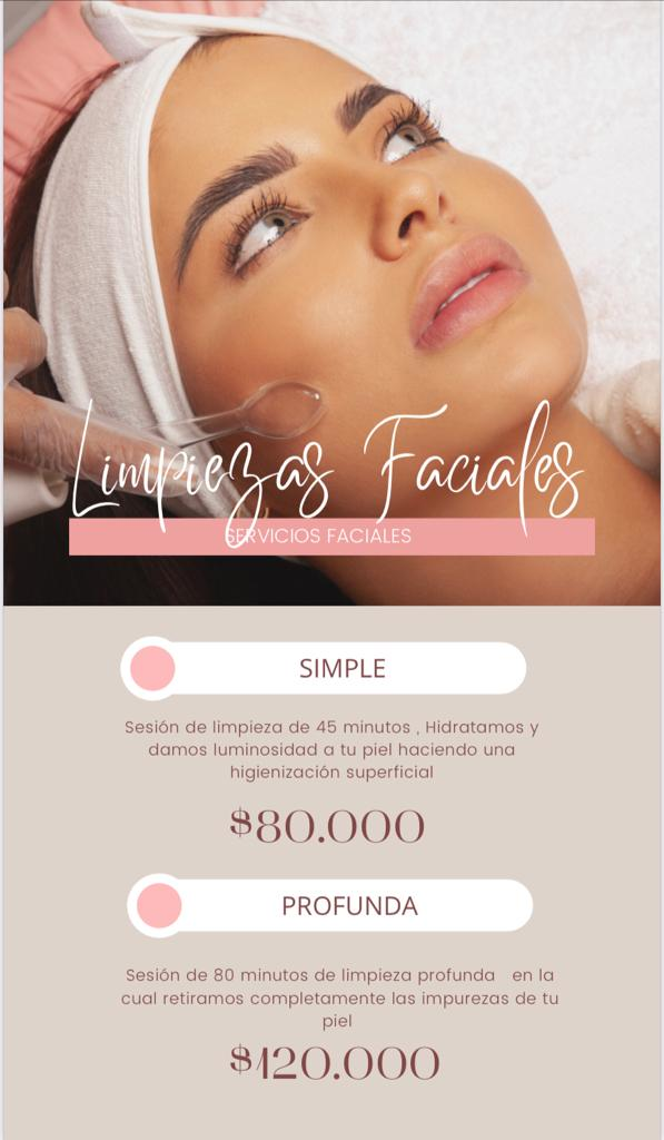 Limpieza facial Profunda 