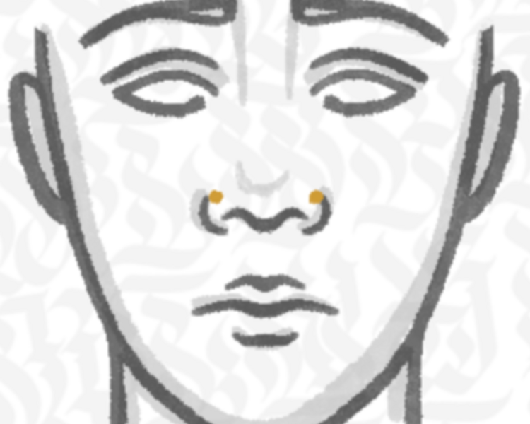 Doble Nostril (Dos perforaciones de nariz)