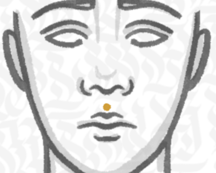 Philtrum Piercing (Medusa)