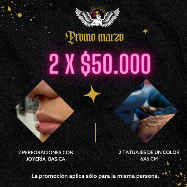 PROMOCIÓN 2 x 50 Piercing