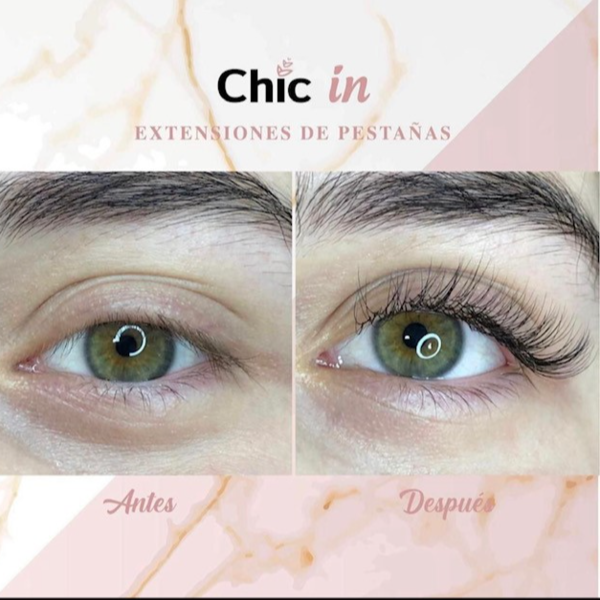 Retoque mensual de extensiones de pestañas pelo a pelo