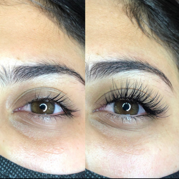 Retoque quincenal de extensiones de pestañas 3D