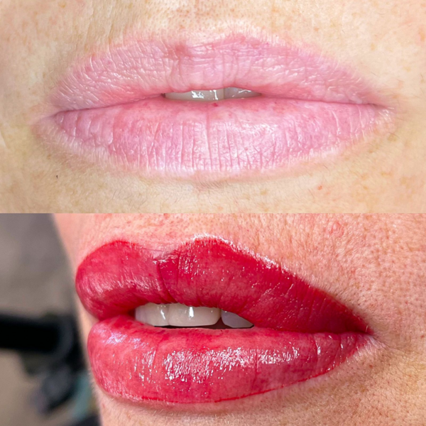 Micropigmentacion de labios (primera sesión) 