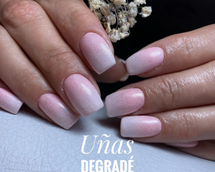  Manicure Completa + Esmaltado Permanente Degradé o Francesa 