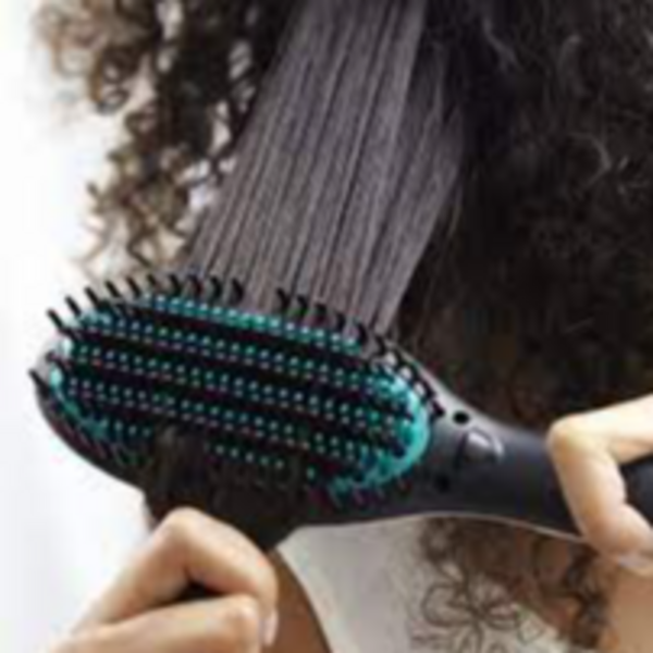 Cepillado/Aplanchado de Cabello Afro Largo