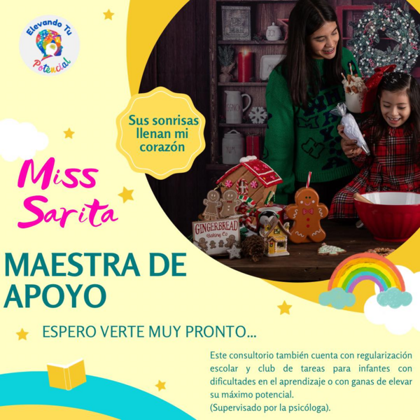 Refuerzo escolar/Apoyo en tareas