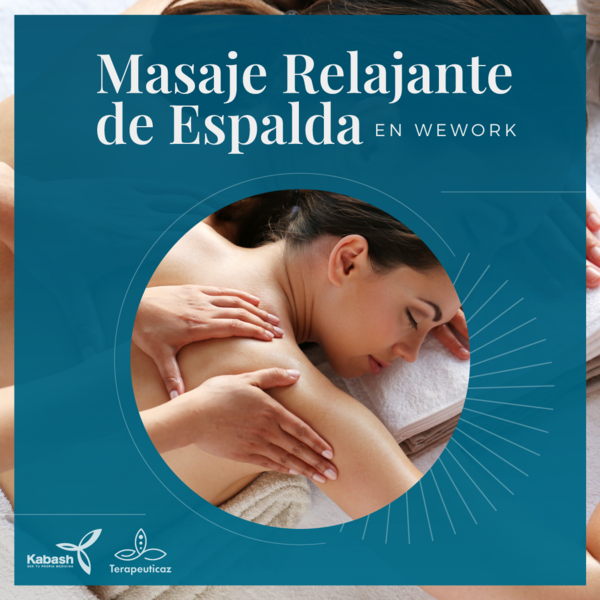 Masaje Relajante Espalda WeWork