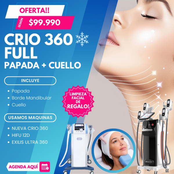  CRIO 360 Full Papada y Cuello - BLACK FRIDAY PROMO