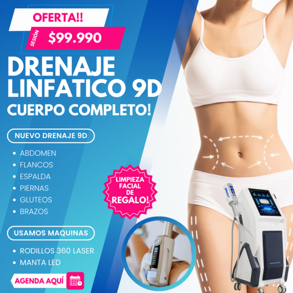 DRENAJE LINFATICO 9D - Promoción!