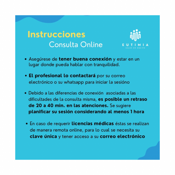 Consulta Online Psicología Adulto