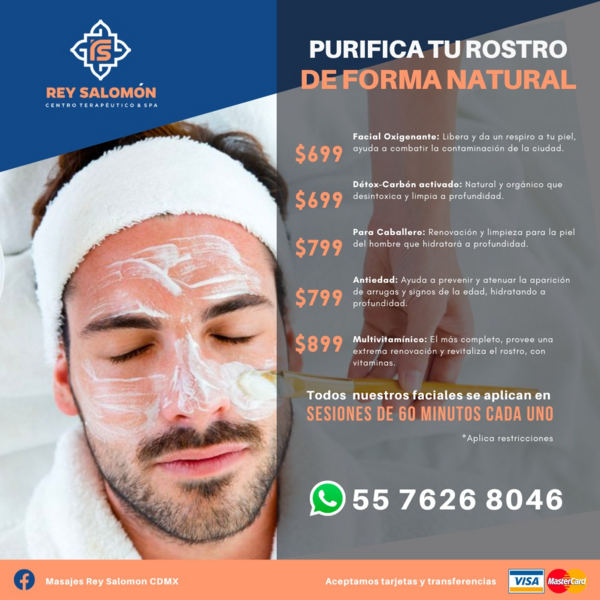 Cosmeatria (Faciales) Depilaciones,  Aclaramiento , Eliminacion de  verrugas y mas costo por sesion aproximado de 750