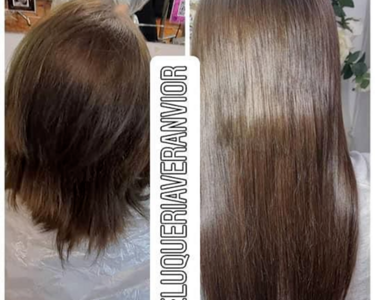 Postura  extensiones adhesivas Desde