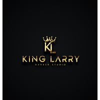 King Larry Barber Studio logo