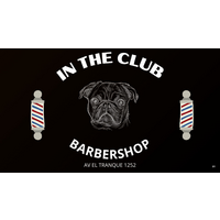 In the club barbershop  logo
