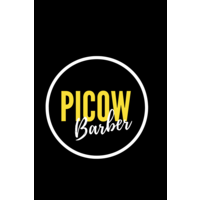 Picow barber  logo