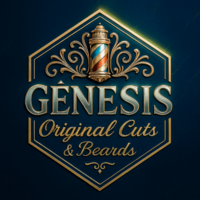 GÉNESISoriginalcuts&beards logo