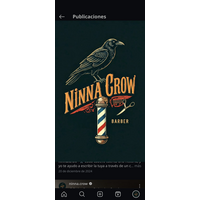 Crow Barberia  logo