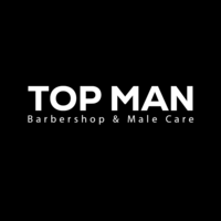 TOP MAN BARBERSHOP & MALE CARE logo