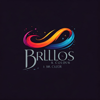 peluqueria brillos y color  logo