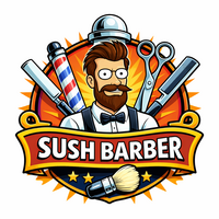 barber studio sush logo