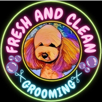 fresh and clean grooming  logo