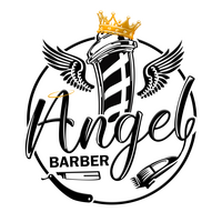Angel barbería logo