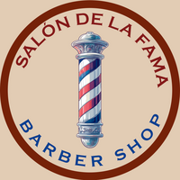 El salón de la fama Barbershop logo