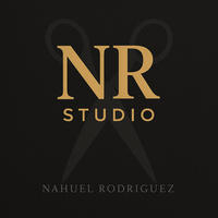 NR barber studio logo