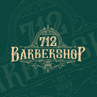 712 BARBERSHOP logo