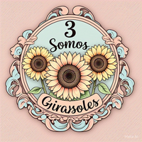 Somos 3 girasoles  Reiki de Jenifer Alcayaga  logo