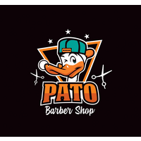 Pato barber shop logo