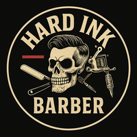 HARD INK BARBER logo